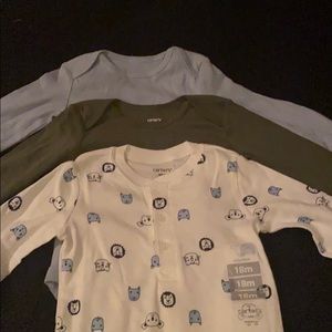 Set of 3 Long sleeved onzies